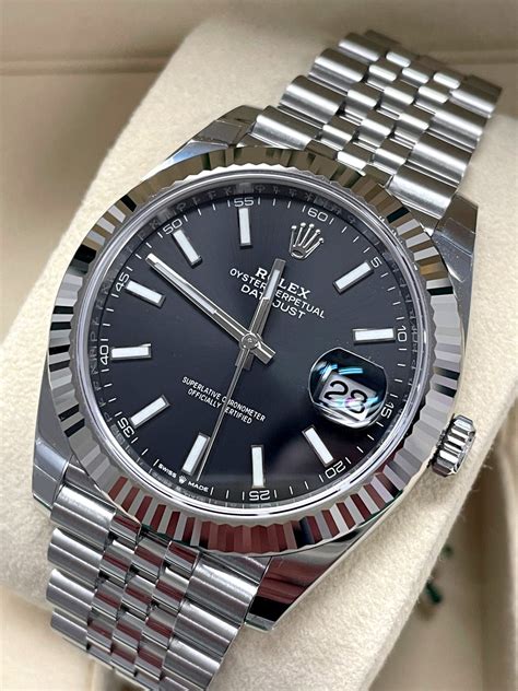 datejust black rolex|rolex datejust 41 black dial.